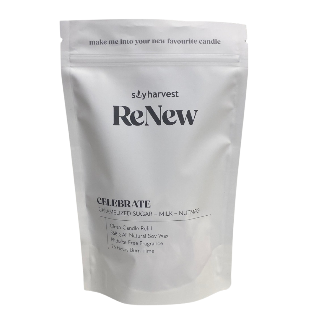 Renew Candle Bag in Celebrate Fragrance to make your own candle at home. Fundraising Available.