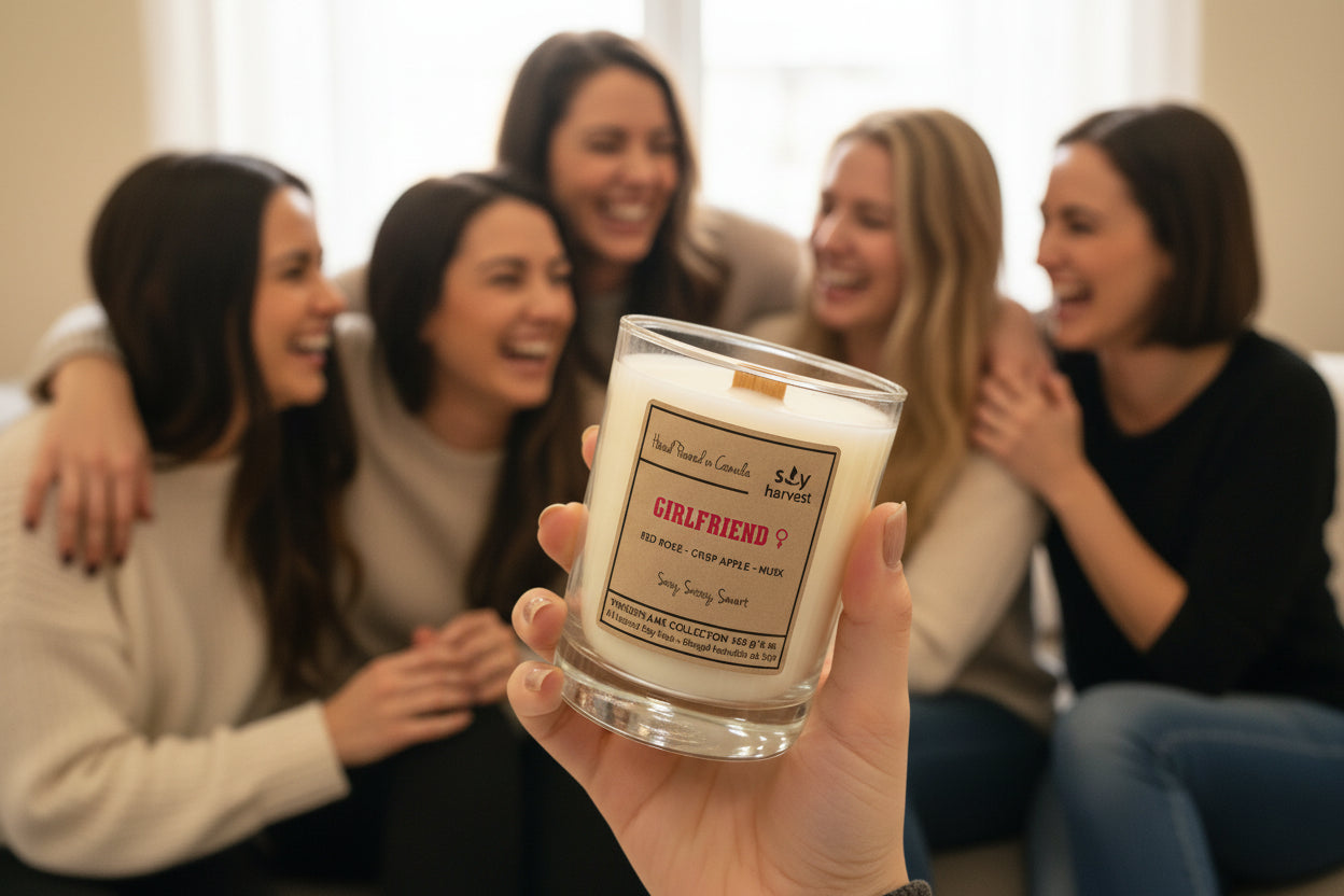 wooden wick all natural soy wax candle