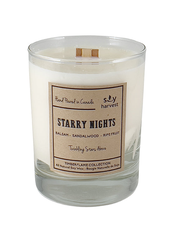 wooden wick all natural soy wax candle