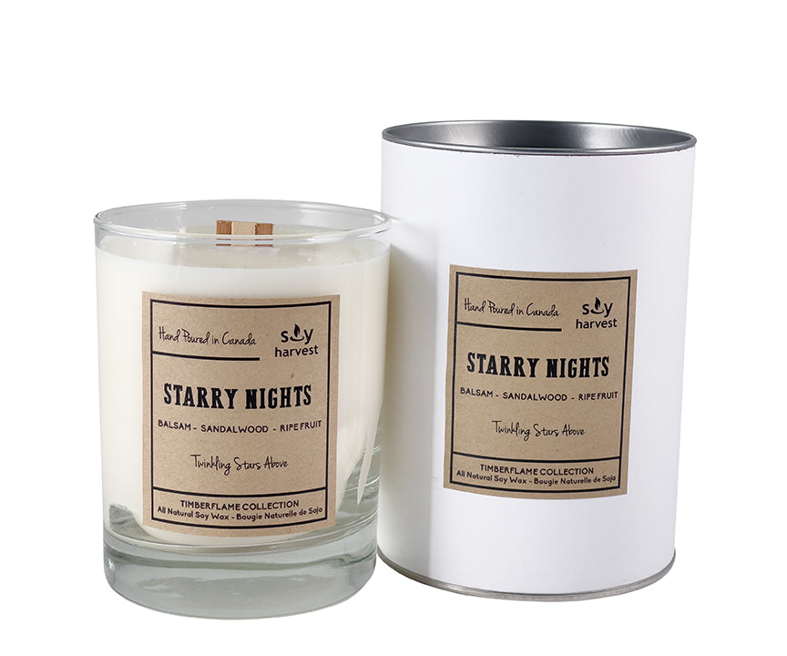 wooden wick all natural soy wax candle