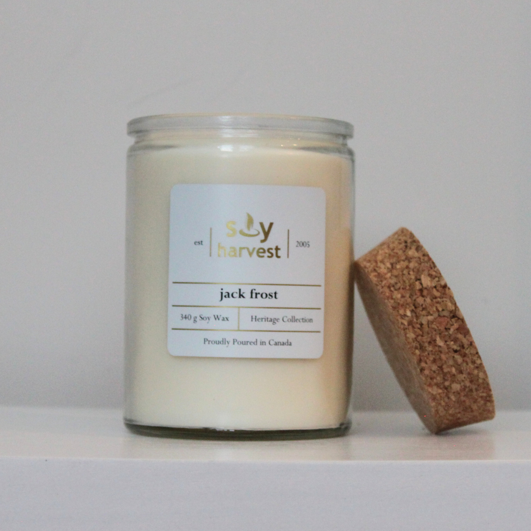 jack frost soy candle cotton wick manitoba