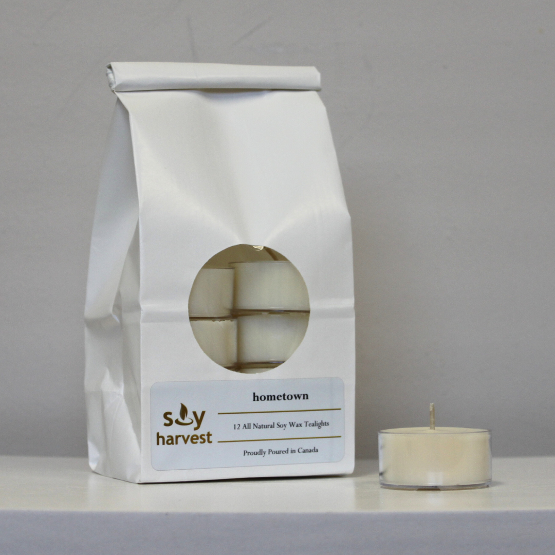 hometown soy tealight candle
