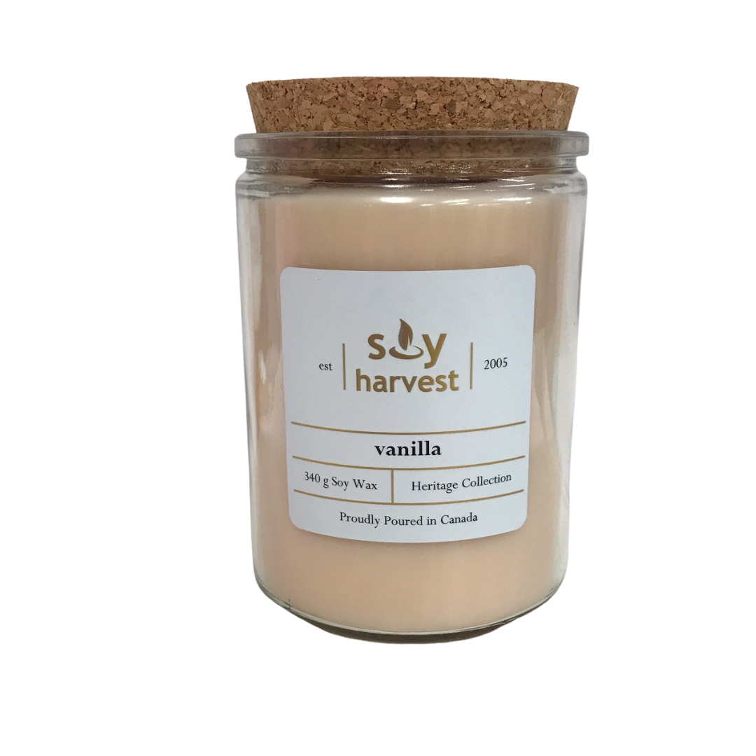 vanilla soy candle cotton wick manitoba