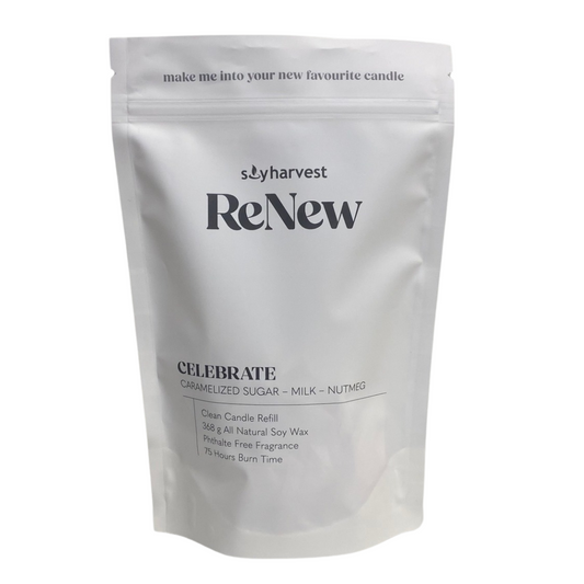 Renew Candle Bag in Celebrate Fragrance  to make your own candle at home.  Fundraising Available. 