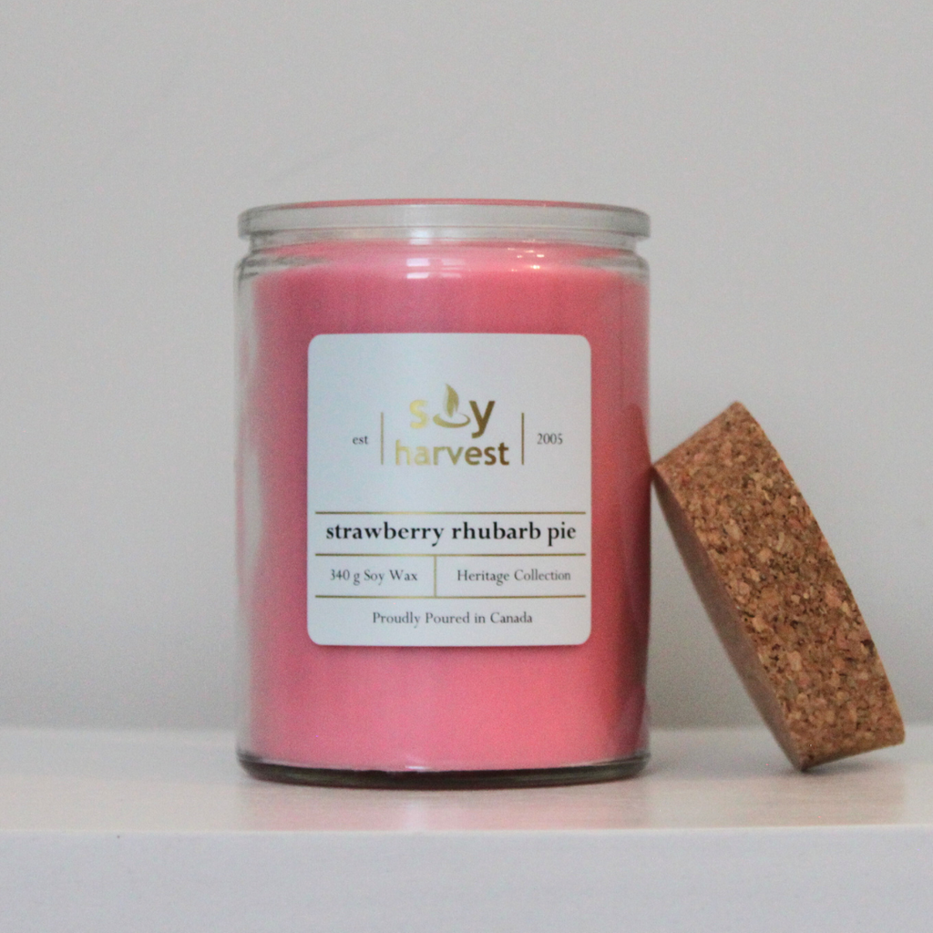 Strawberry Rhubarb Pie  - Jar Candle