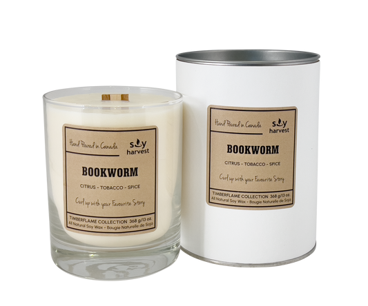  wooden wick all natural soy wax candle 