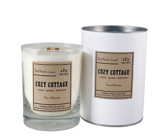  wooden wick all natural soy wax candle 