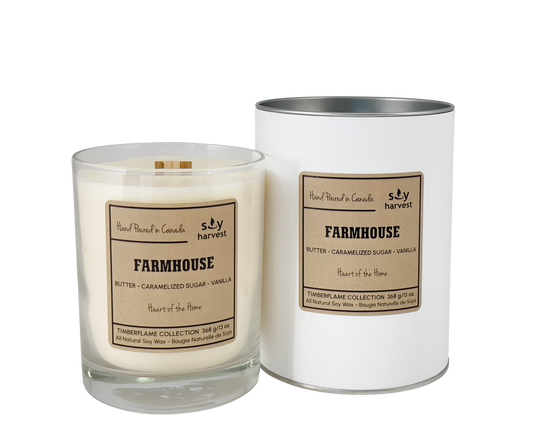  wooden wick all natural soy wax candle 
