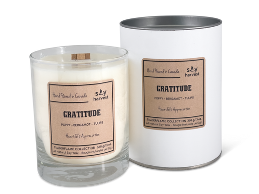  wooden wick all natural soy wax candle 