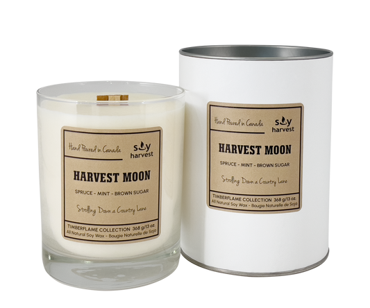  wooden wick all natural soy wax candle 