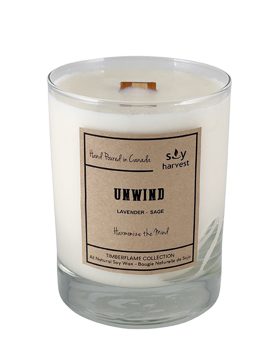  wooden wick all natural soy wax candle 