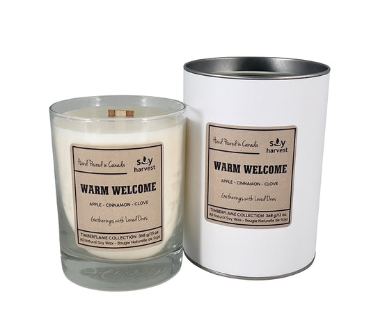  wooden wick all natural soy wax candle 