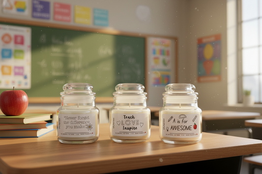 Three glass jars with labels on a white background