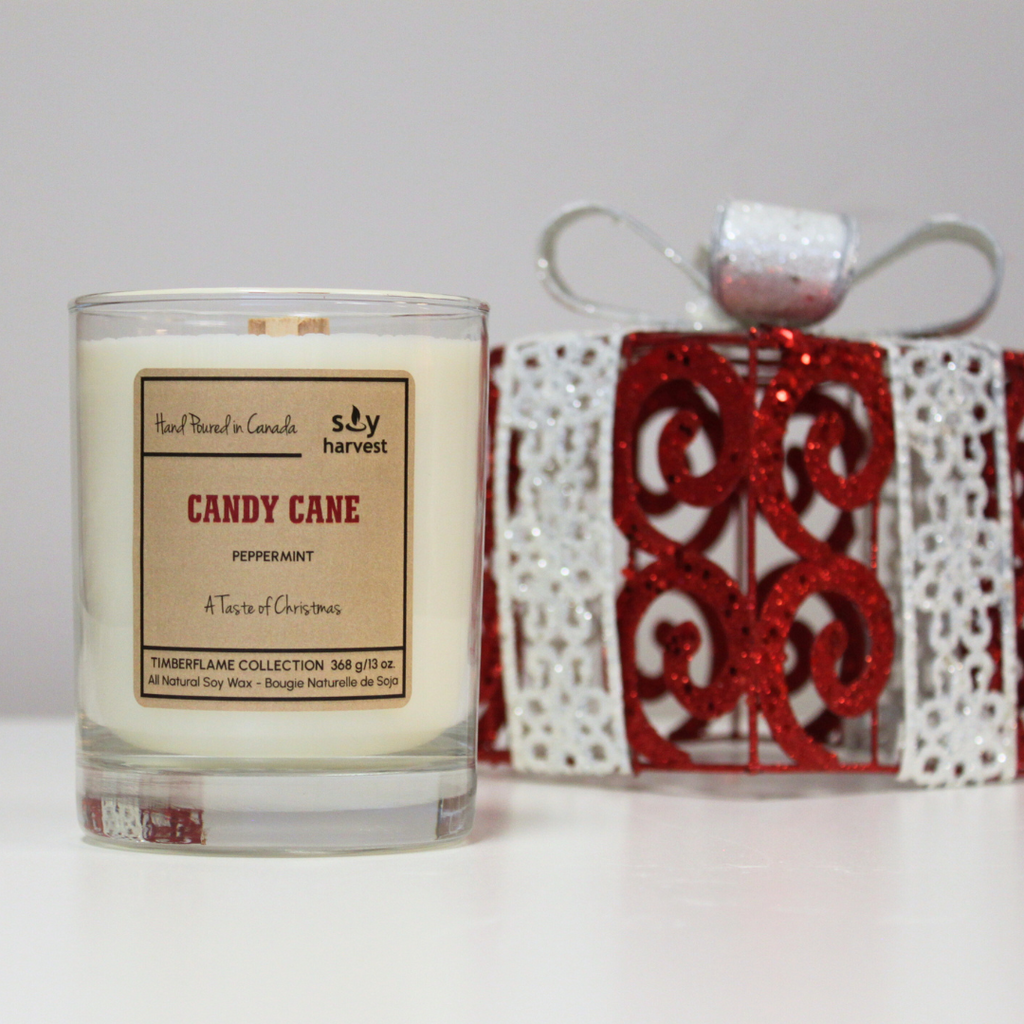 Candy Cane Candle