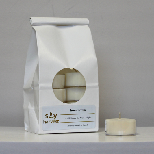 hometown soy tealight candle