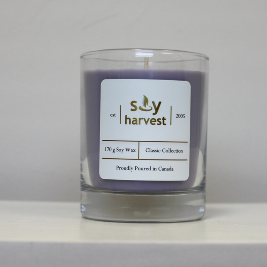 eucalyptus lavender soy candle cotton wick