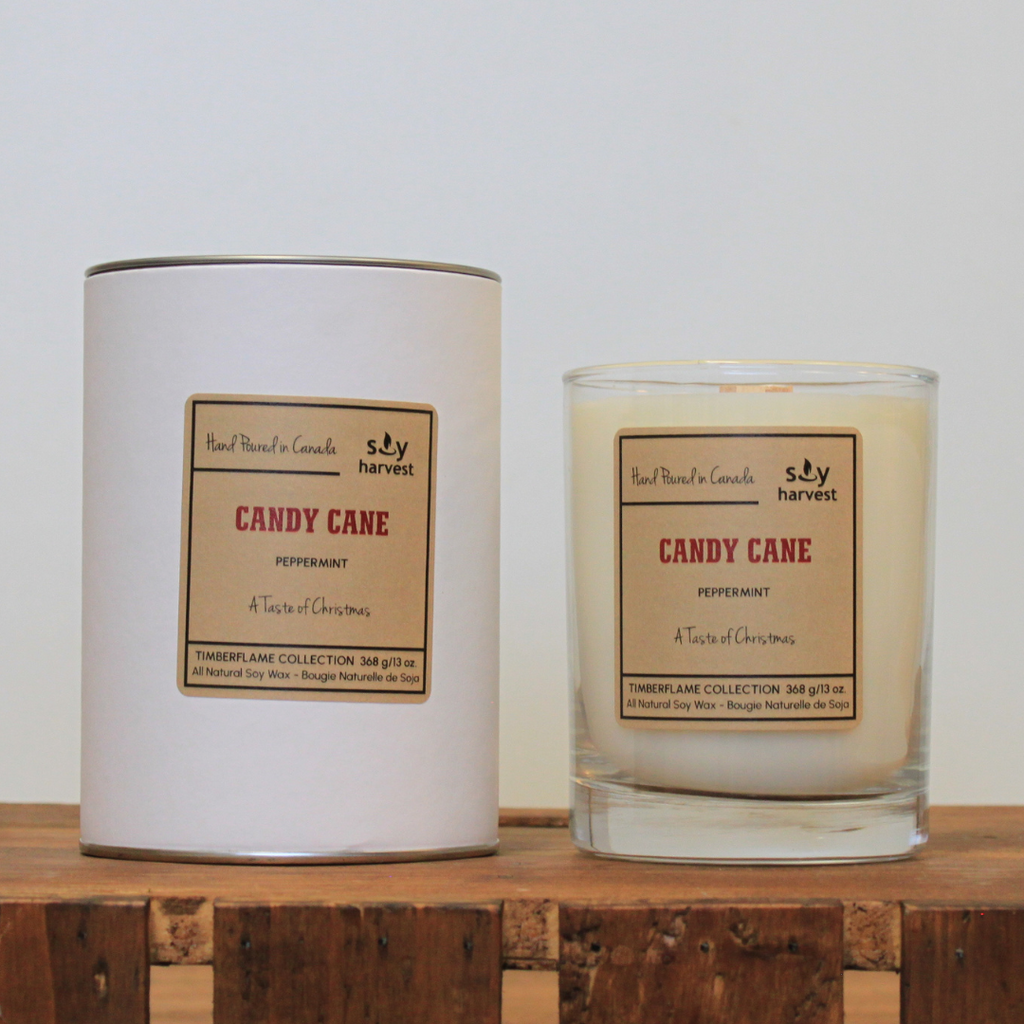Candy Cane Candle