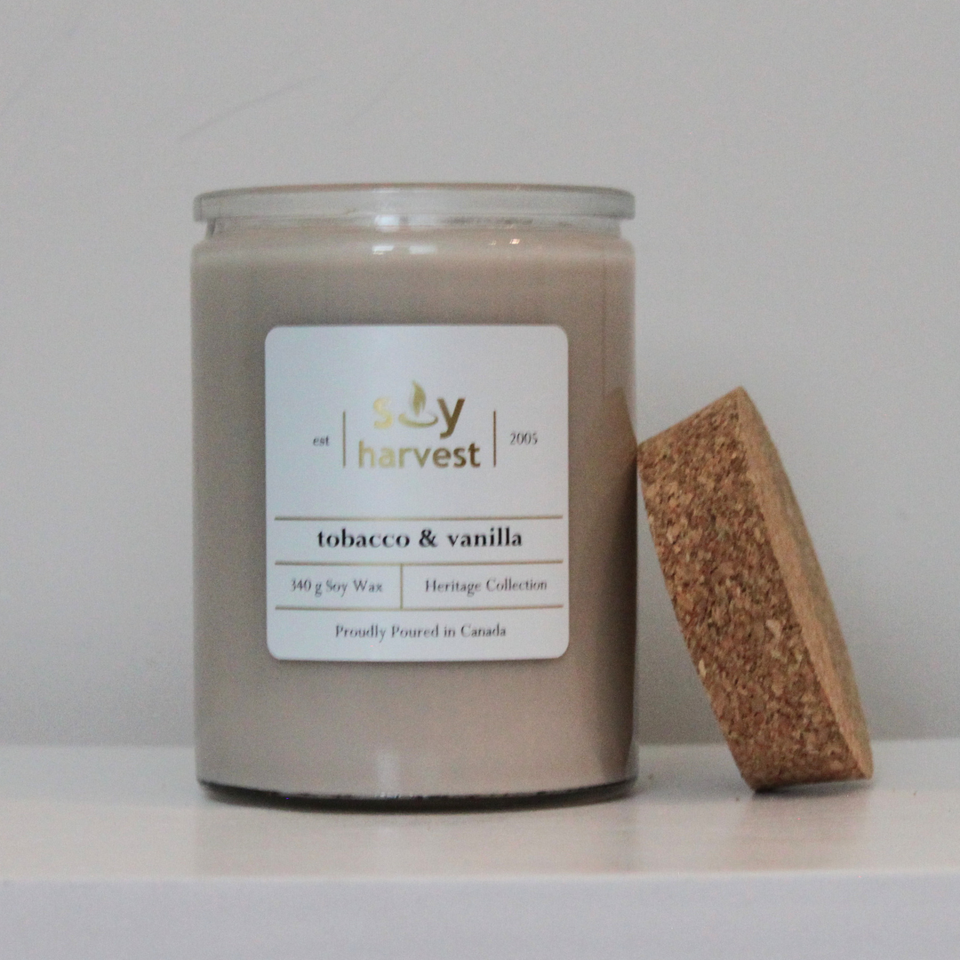 tobacco vanilla soy candle cotton wick canada