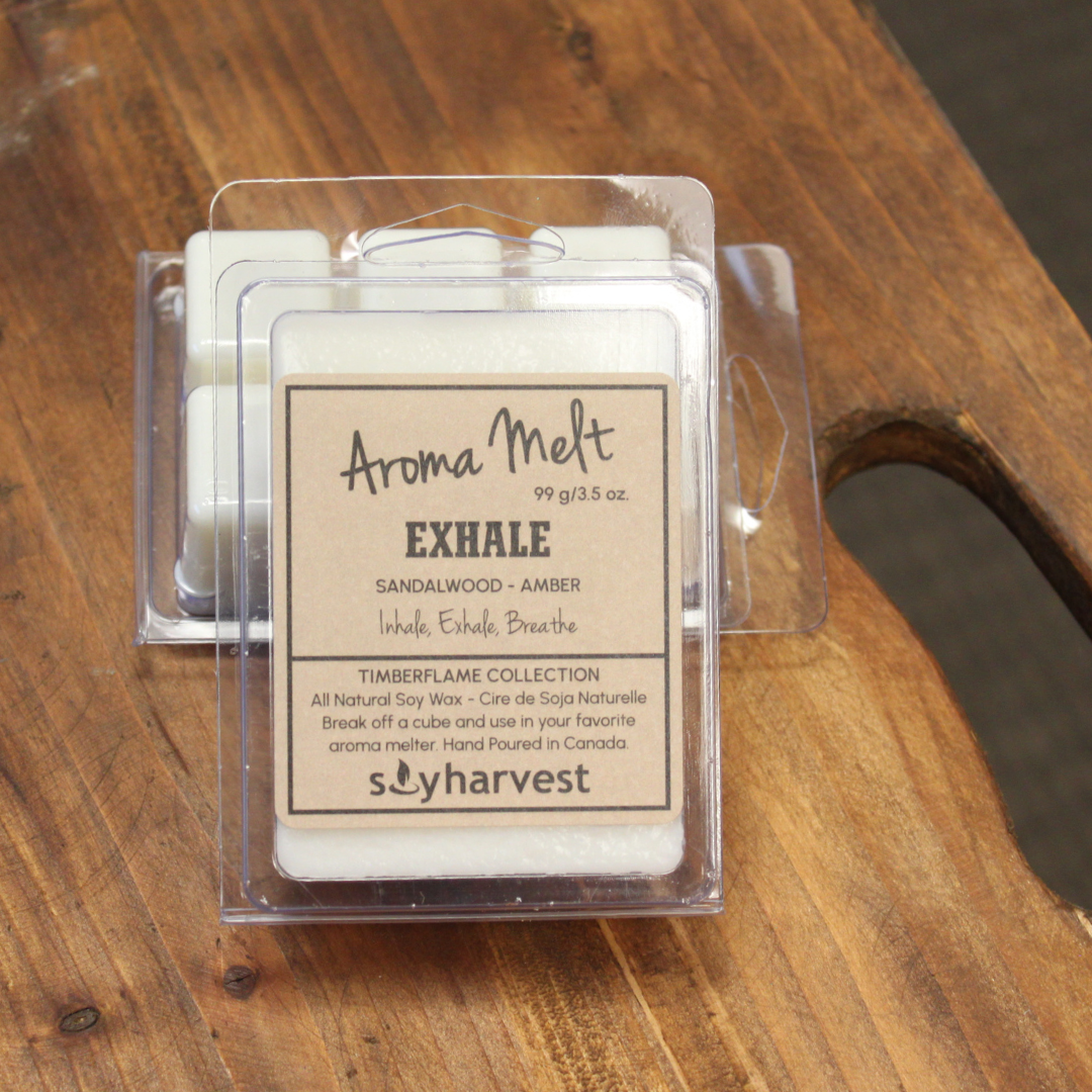 exhale soy candle aroma melt