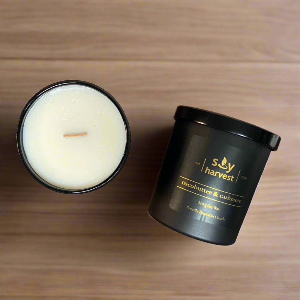 cocobutter cashmere soy candle cotton wick