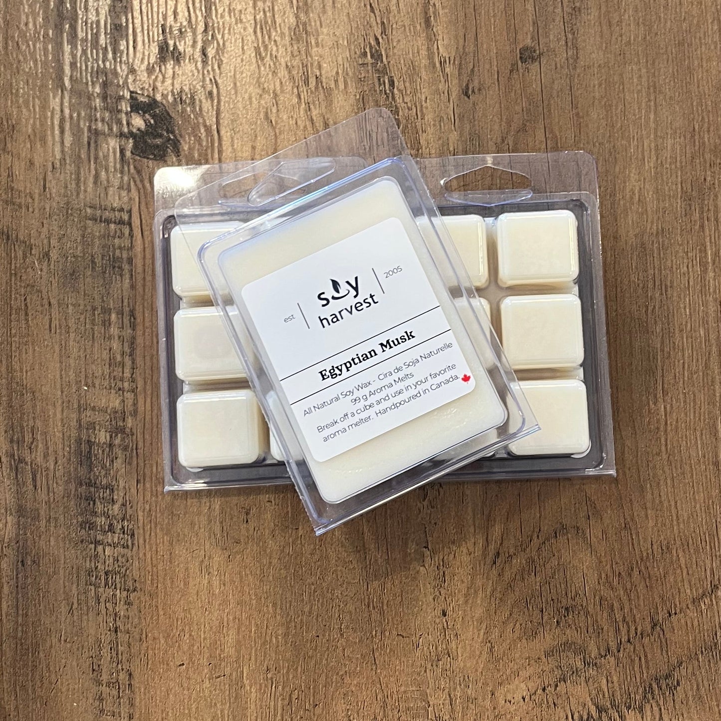 wax melt on table 