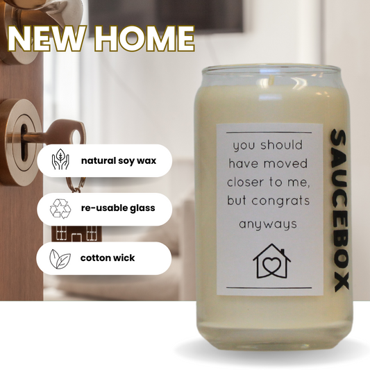 new home soy candle cotton wick