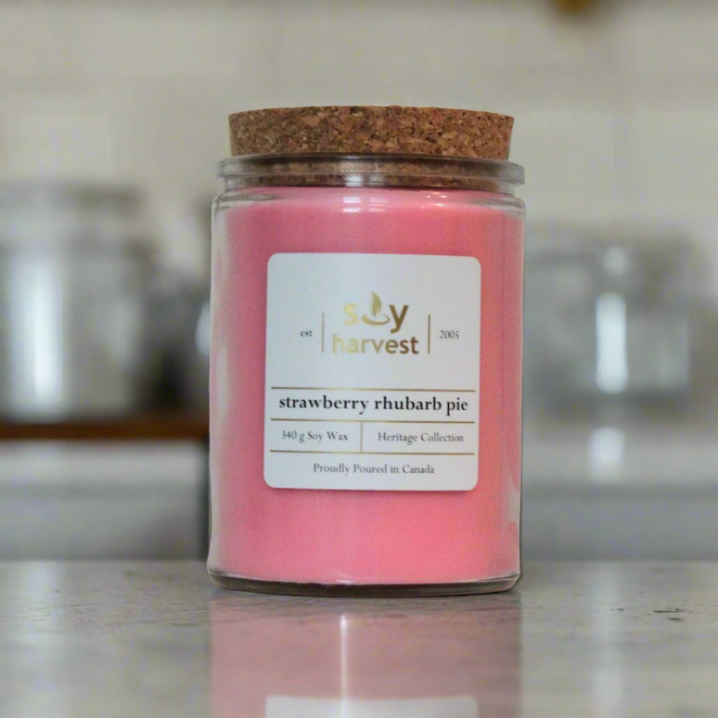 Strawberry Rhubarb Pie  - Jar Candle