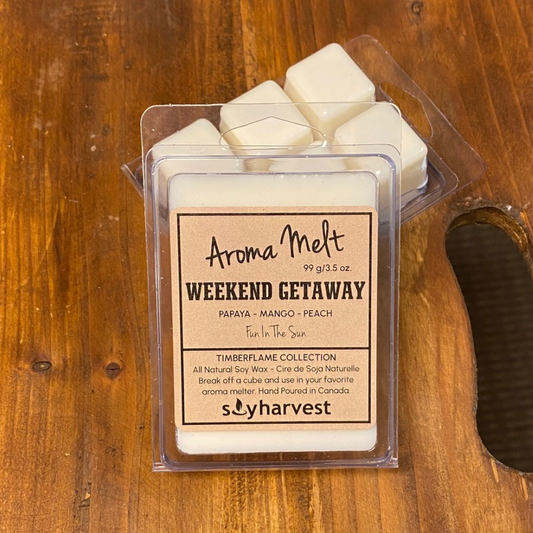 weekend getaway wax melt 6 cubes