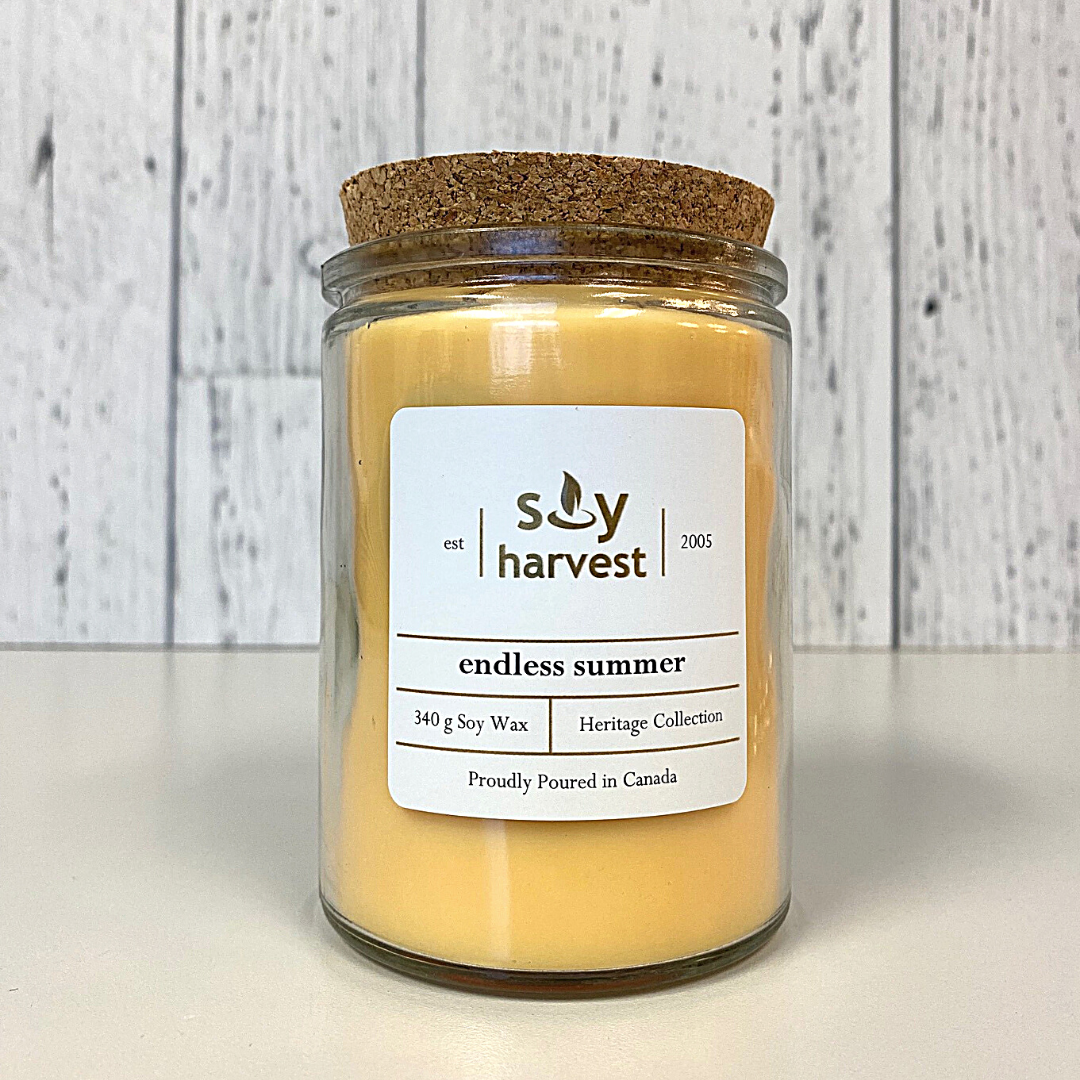 endless summer soy candle cotton wick