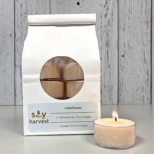 cinabuns soy tealight candle